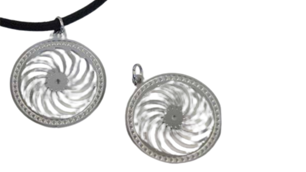 Stainless Steel Pendant: SSP-578 25mm (Steel)