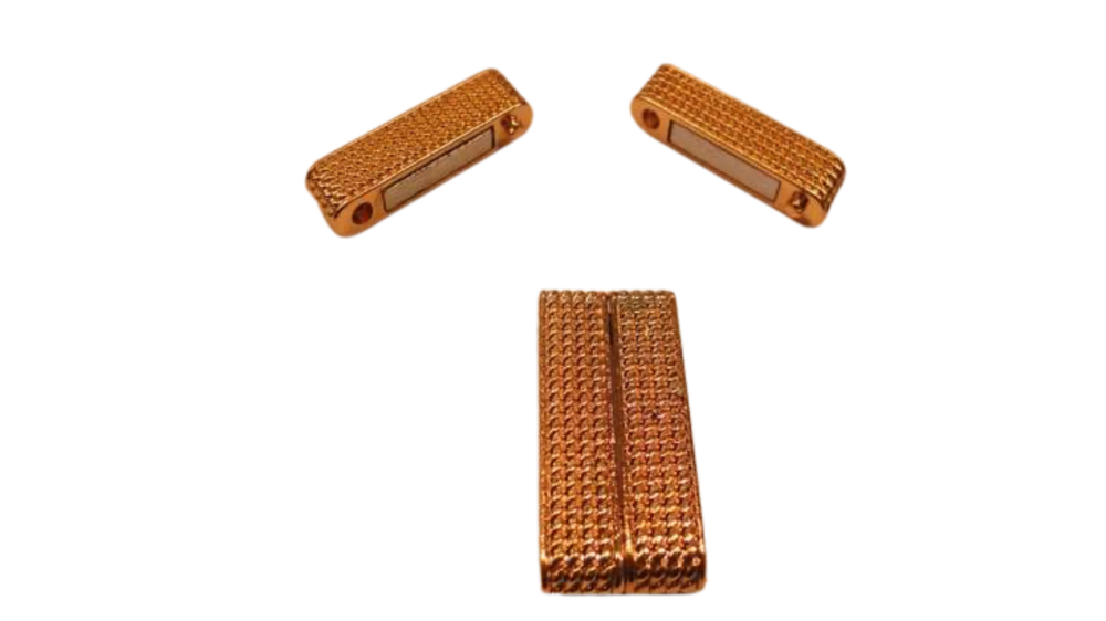Zamak magnetic claps: MGL-150 30*4.5mm (gold)