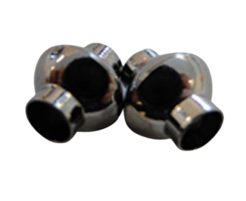 Zamak magnetic claps: MGL-4 7mm (Black)