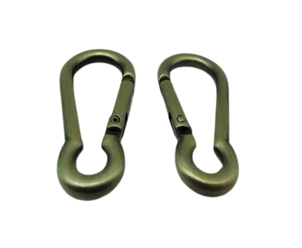 Zamak Lanyard Clasp-FI-7088-50mm-Antique GOLD