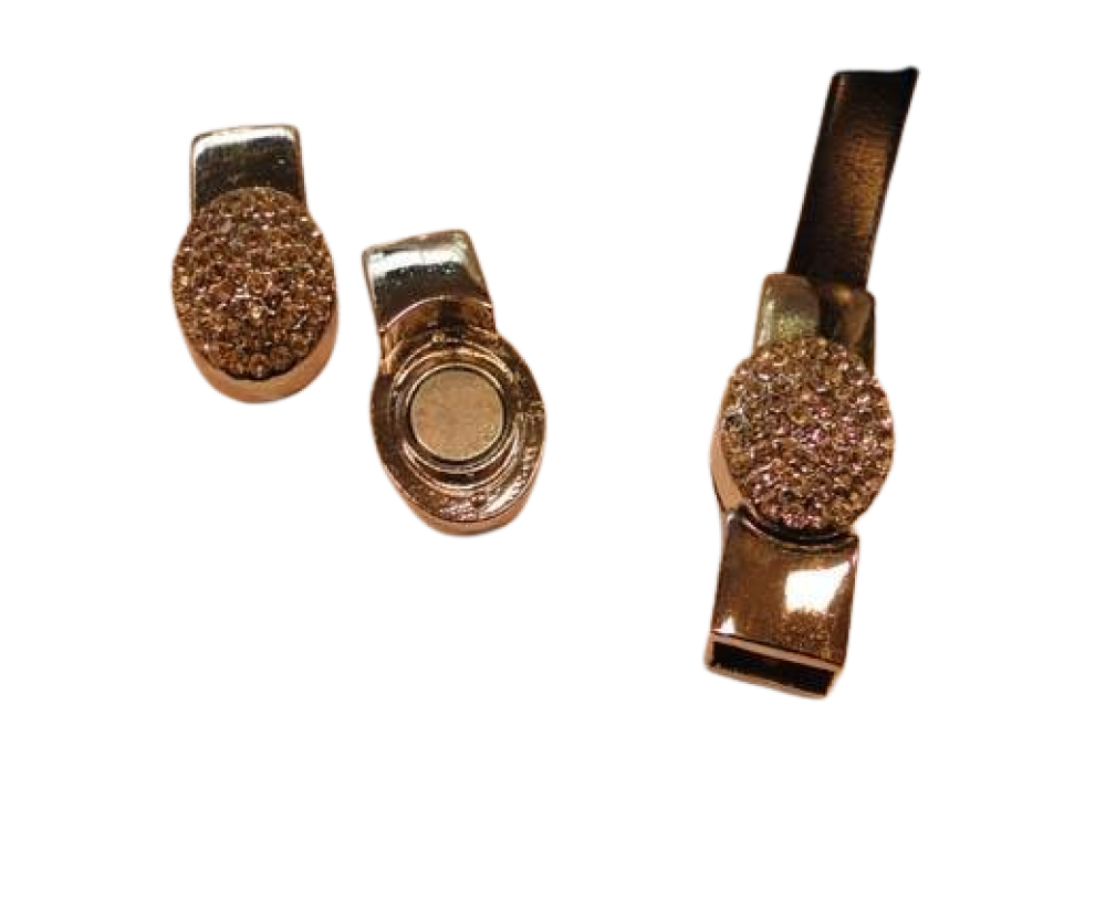 Zamak magnetic clasp: MGL-139 11*4mm (rose gold)