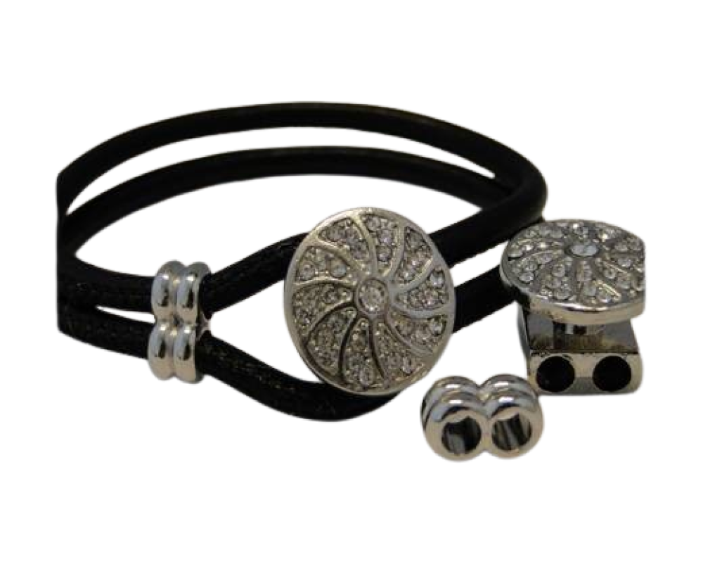 Zamak Open Hook Clasp: MGL-96 6mm (Steel)