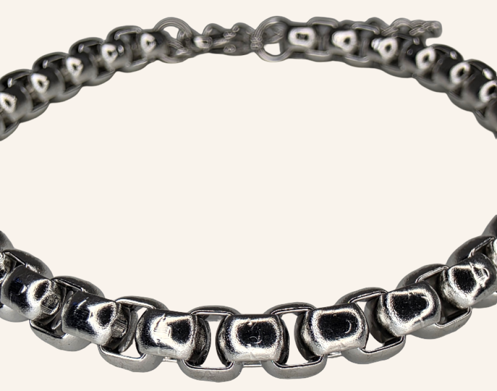 Rolo Chain Bracelet - Silver - 6mm - Item 911