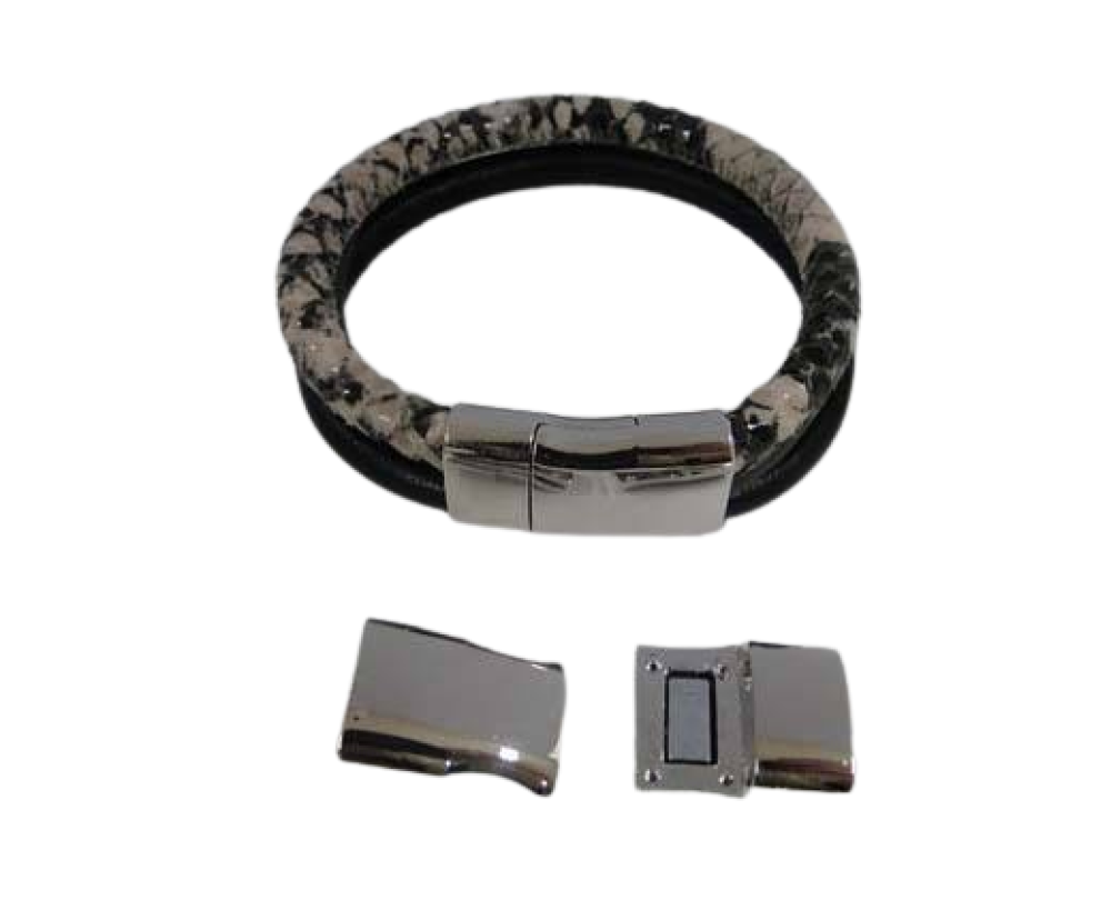 Zamak magnetic claps: MGL-295 13*6mm (steel)