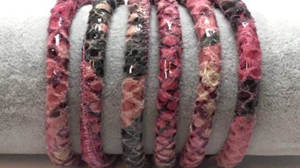 Fine Nappa-Python style-6mm-Pink