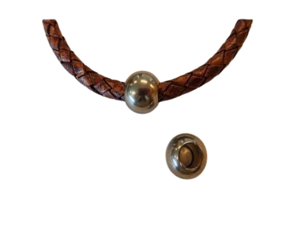 Stainless steel part for leather SSP-35-6mm-Steel