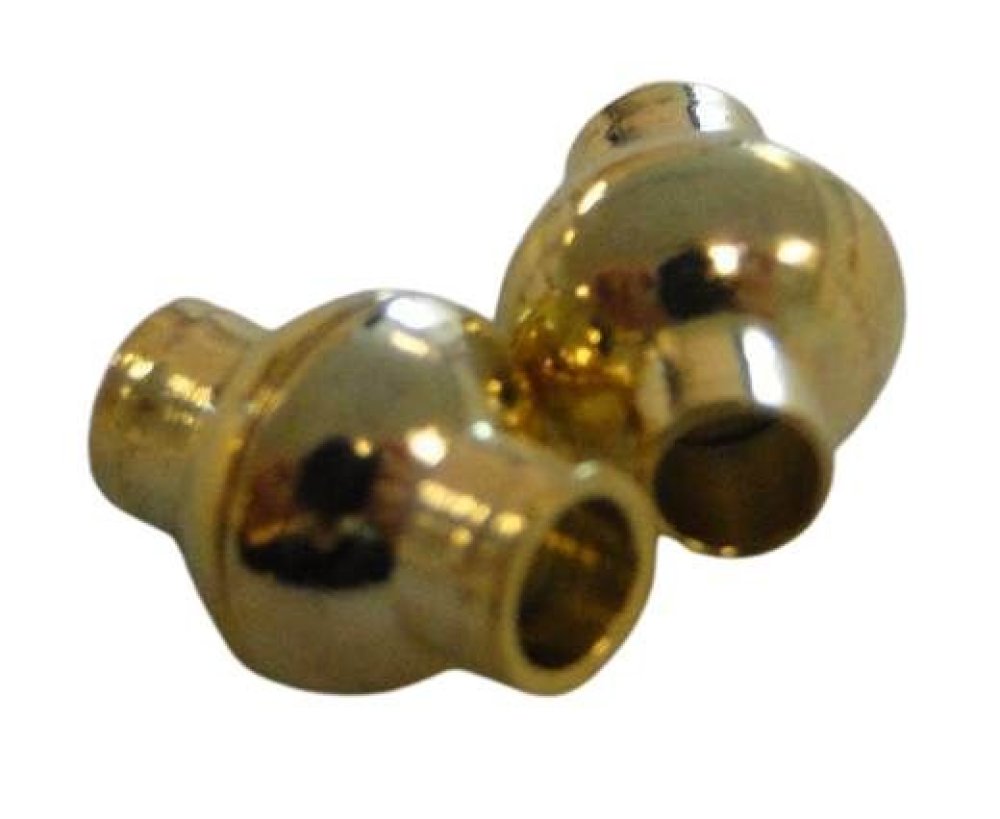 Zamak magnetic claps: MGL-4 8mm (gold)