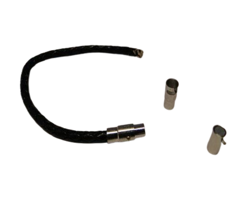 Zamak magnetic clasp: MGL 7 6mm (Antique Silver)