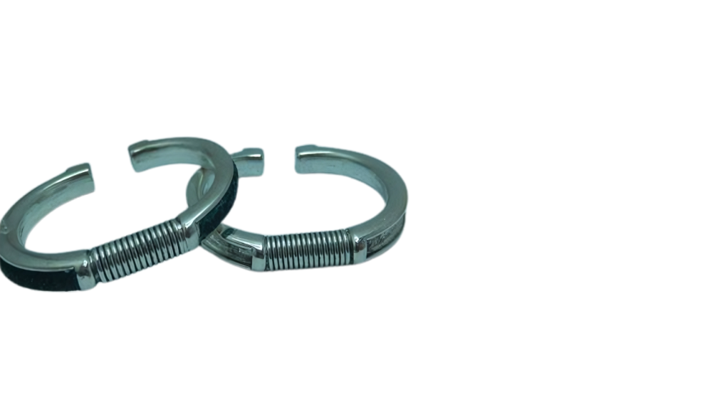 Half Cuff Bracelet- MGL-399 - 5mm - Silver