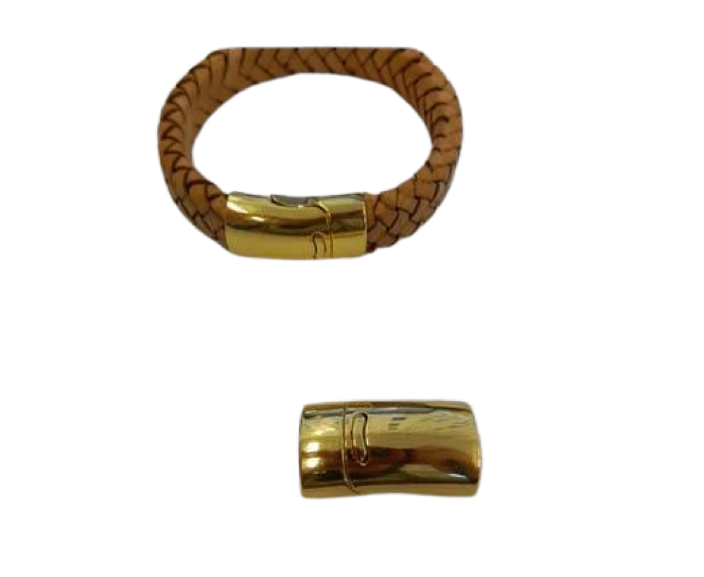 Zamak magnetic clasps: ZAML-78 10*6.5mm (Gold)