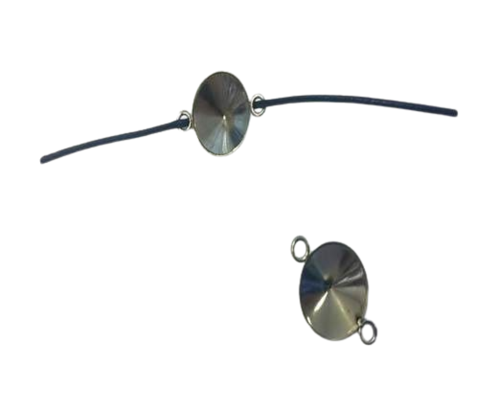 Stainless steel charm SSP-662-10mm-Steel