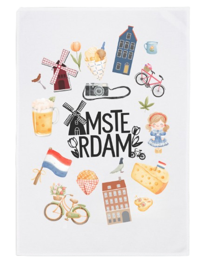 Tea Towel - Amsterdam 3