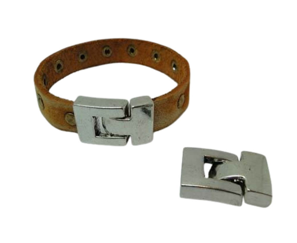 Zamak magnetic claps: MGL-360 12*3mm (Antique Silver)