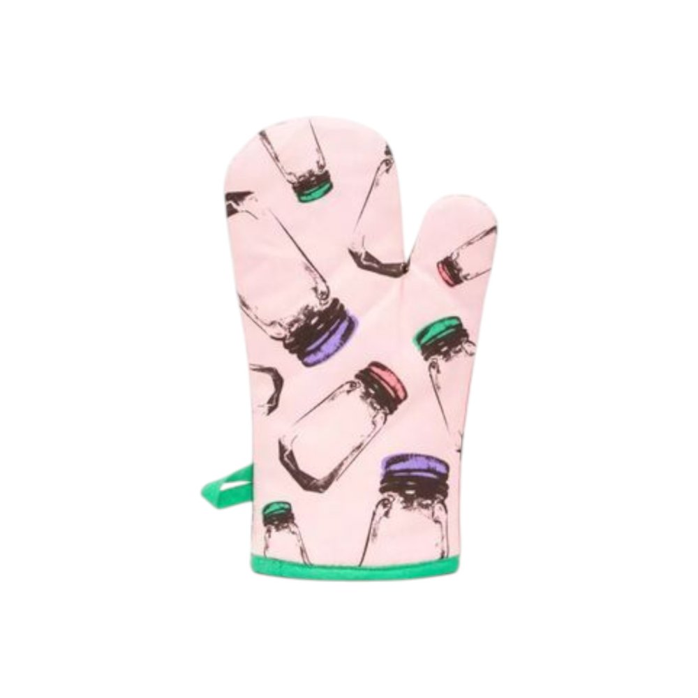 Pink Salt and Pepper Shaker Oven Mitt