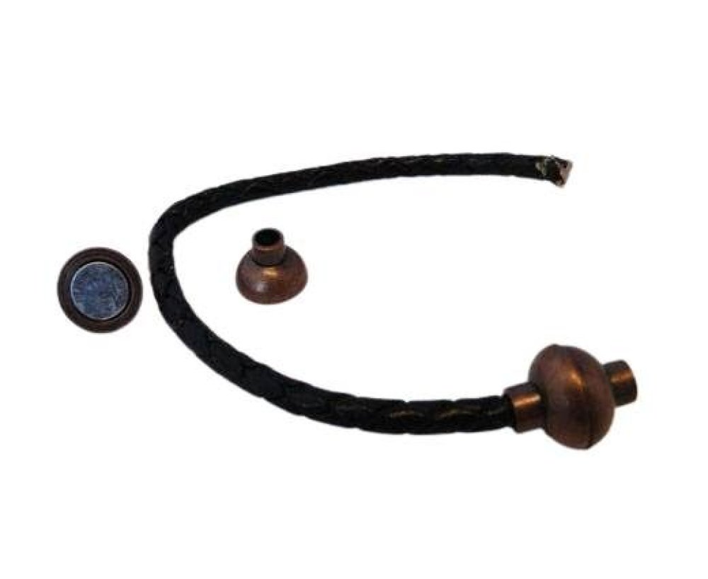 Zamak magnetic clasp: MGL 04 8mm (Antique copper)