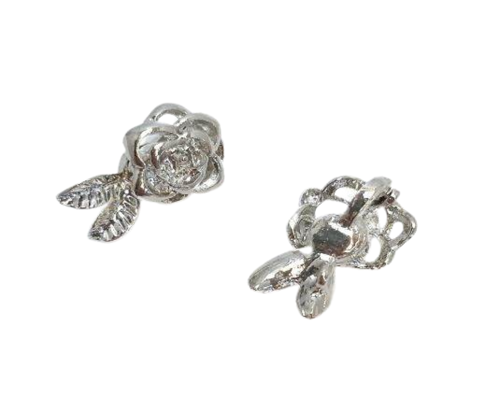 Magnetic Clasps, Zamak, Silver, MG32-15mm