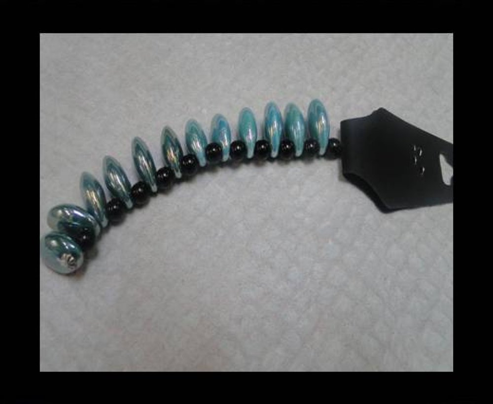 Ceramic beads- 14mm (green)