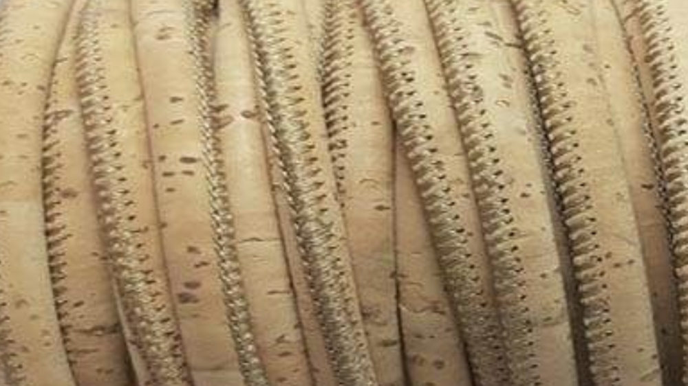 Real Cork Round - 4mm - Natural