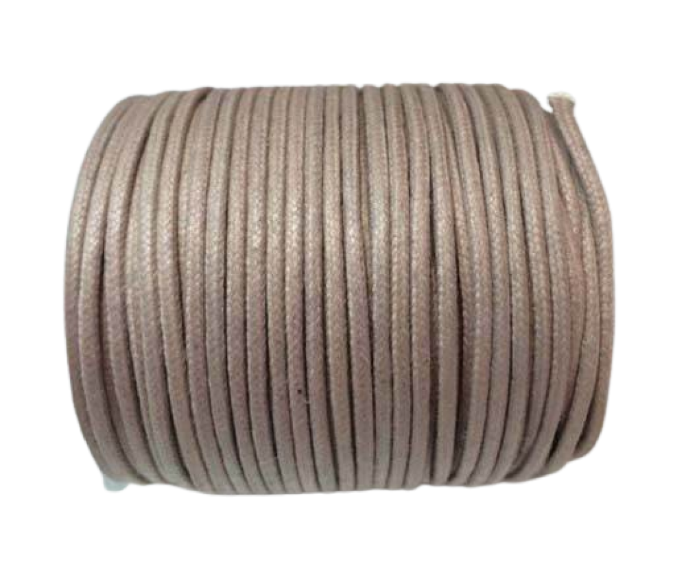 Round Wax Cotton Cords - 3mm  - Lavender