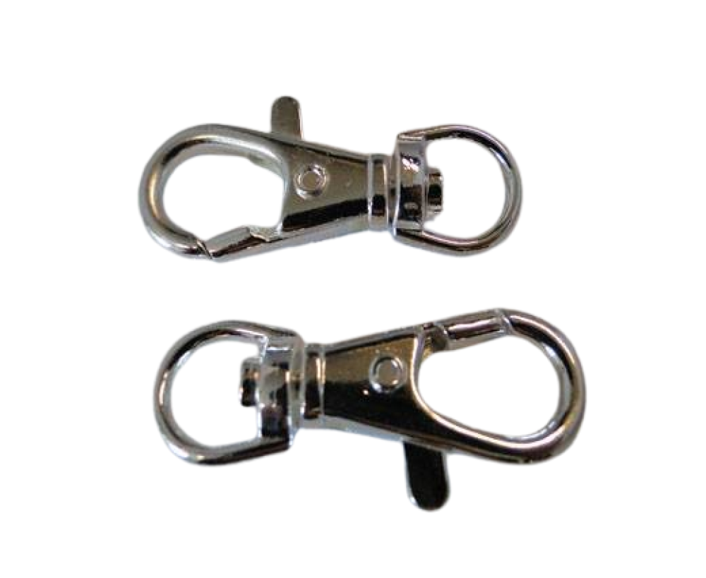 Zamak Lanyard Clasp-FI-7031-40mm-SILVER