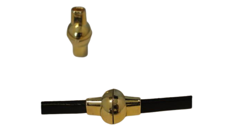 Zamak magnetic claps: MGL-4 5*2mm (Gold)