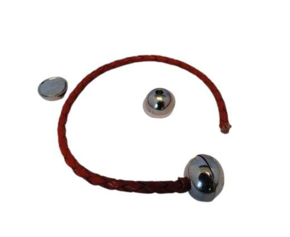 Zamak magnetic clasp: MGL 5 6mm (Antique Silver)