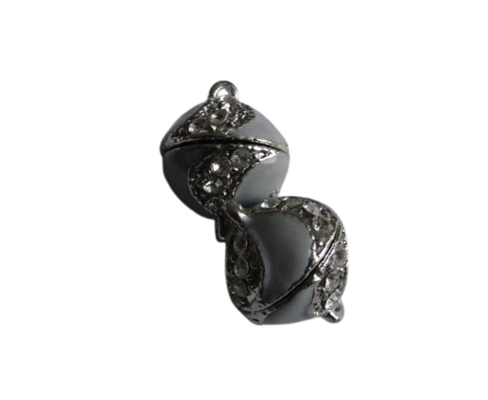 brass Magnetic clasp MG12-20mm-Gray