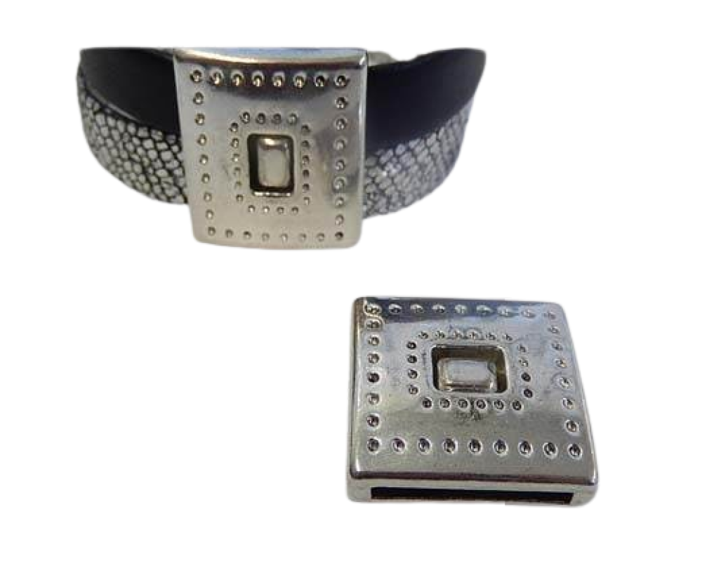 Zamak magnetic claps: MGL-48 20*2.5mm-(antique silver)