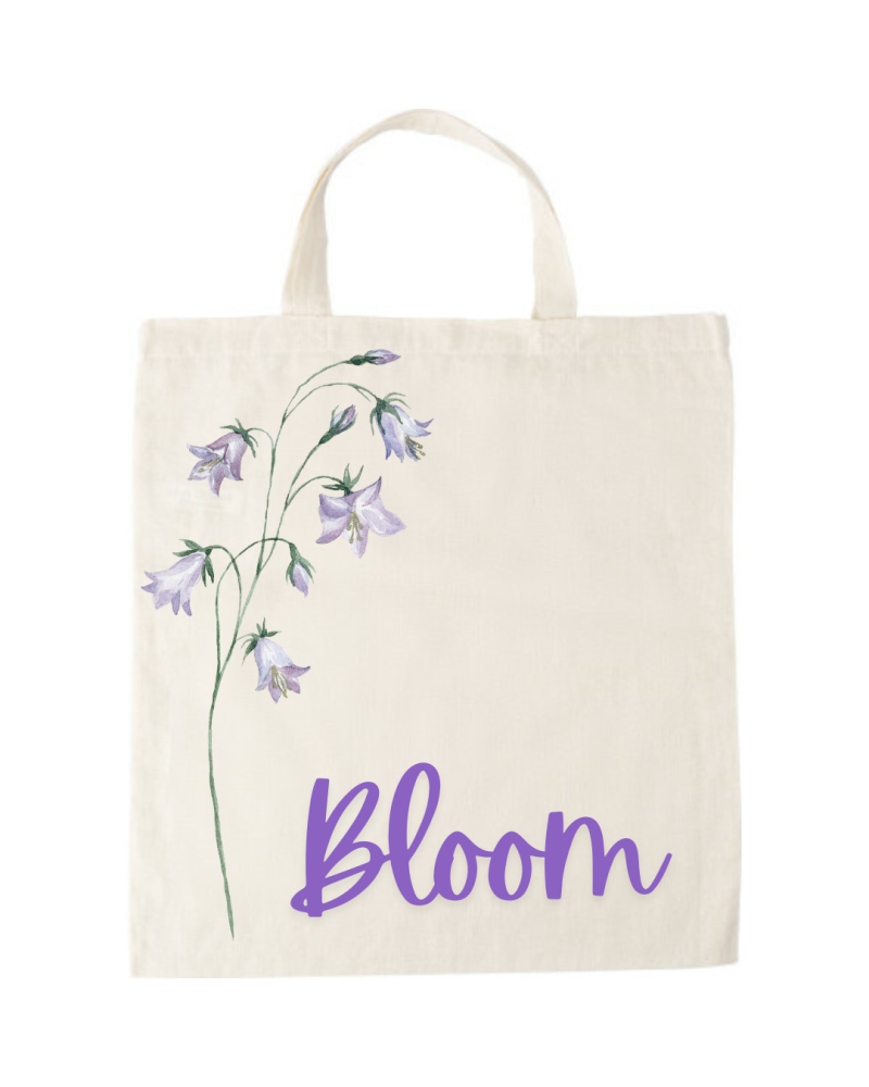 Cotton Tote Bag - Bloom