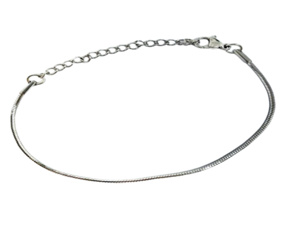Silver Faceted Bracelet