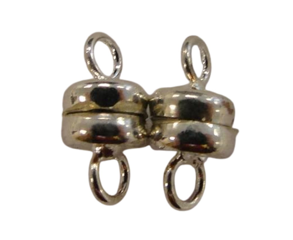 Brass clasp for necklace MG16-Silver