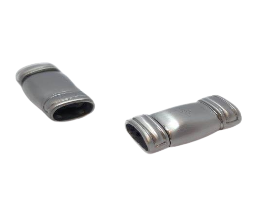 Stainless Steel Magnetic Clasp: MGST-149 10.5*5mm (Steel Matt)