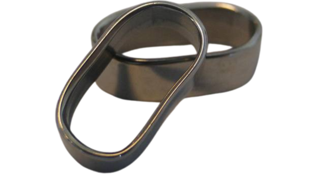 Stainless steel part for leather: SSP-74 13.2*5.8mm(Steel)