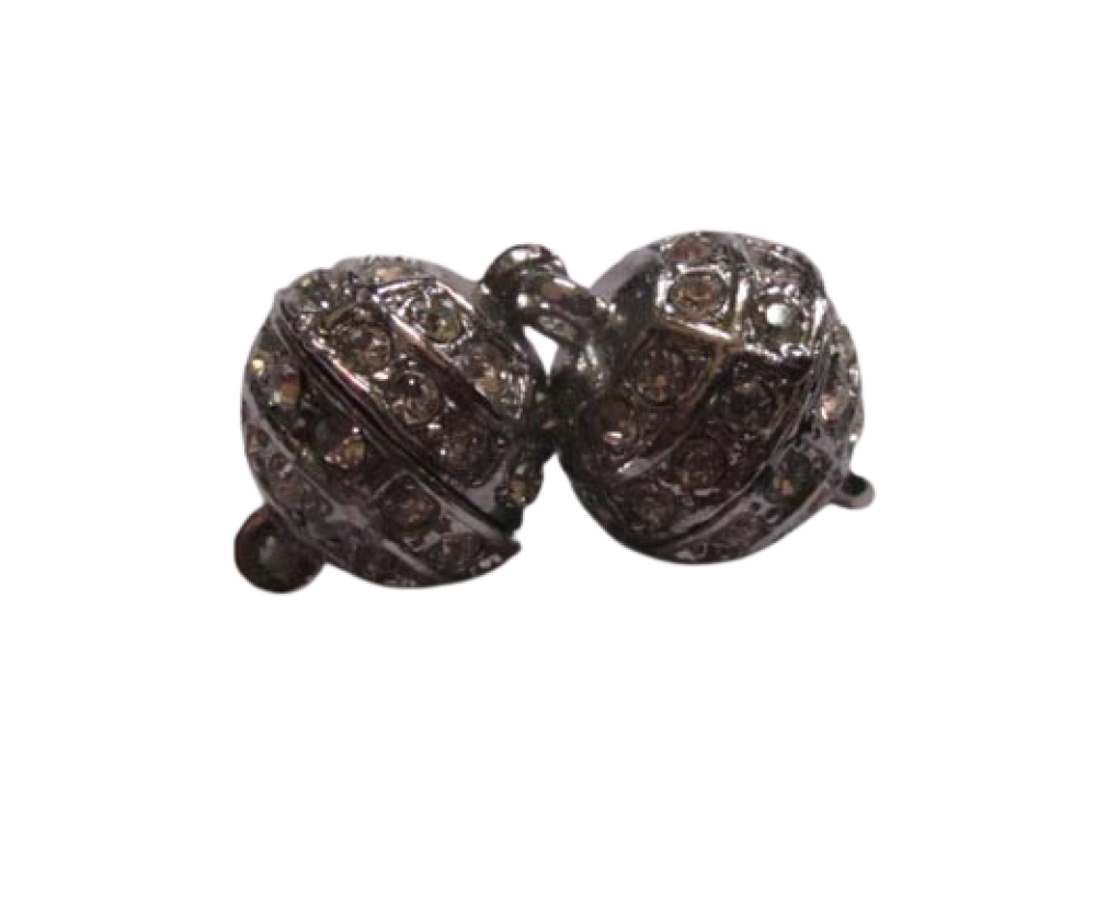 Brass clasp for necklace MG30-14mm-Silver