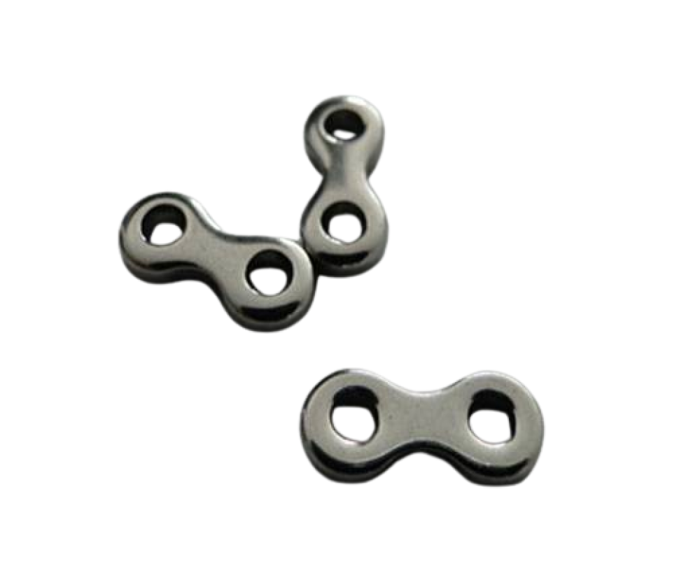 Stainless steel part for round leather: SSP-29F (Steel)