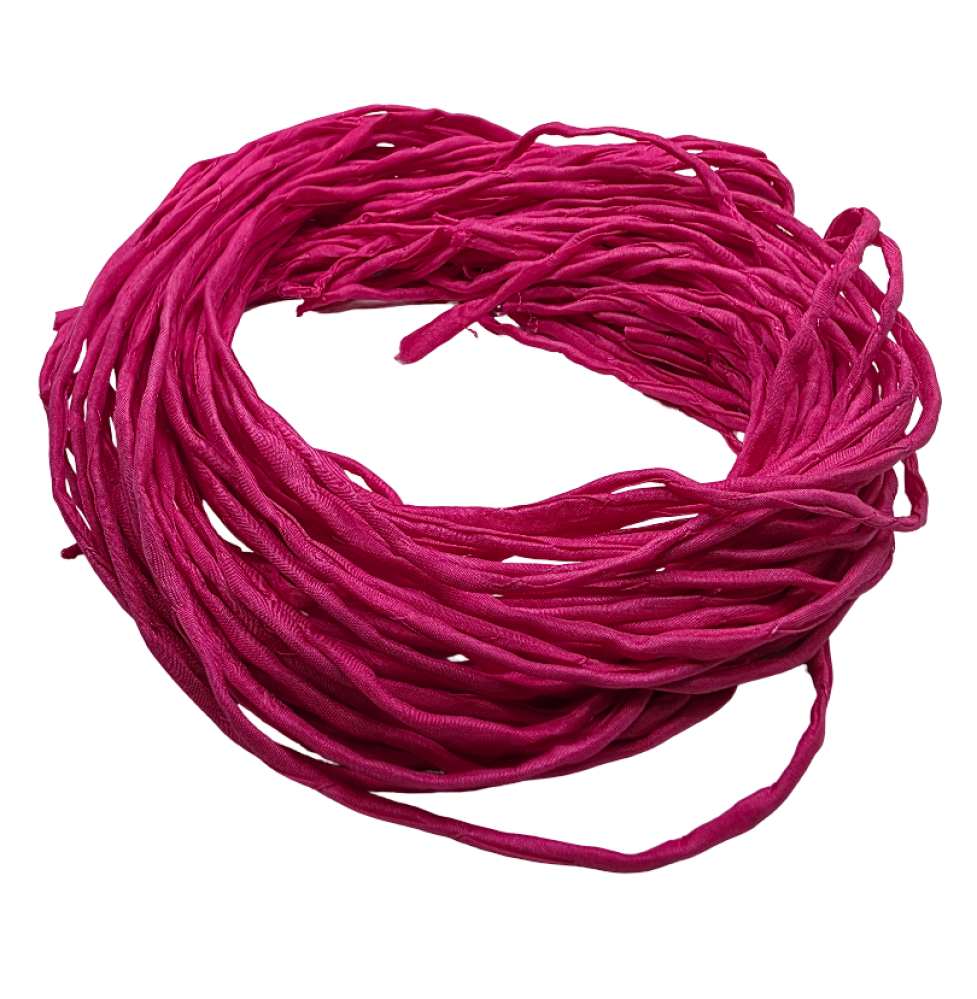 Silk Cords - Fuchsia - 2mm
