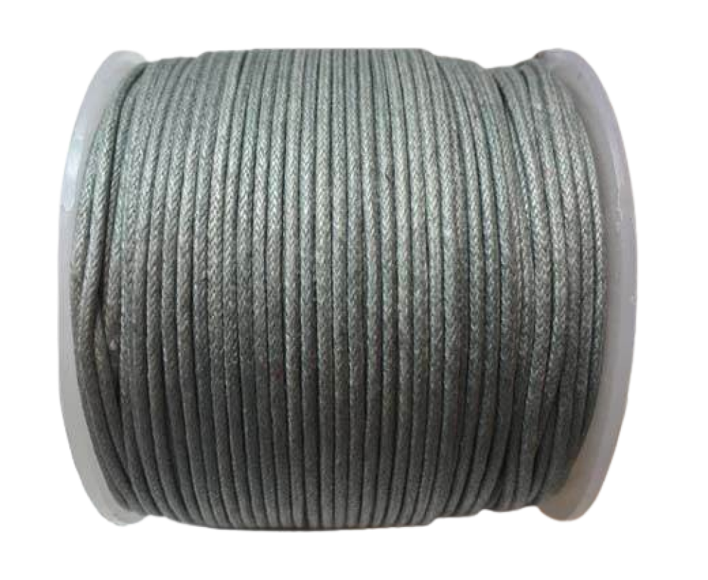 Wax Cotton Cords - 1,5mm - dark grey