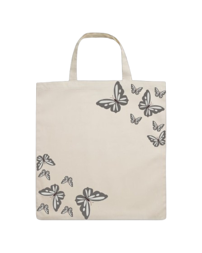 Cotton Tote Bag - Butterfly