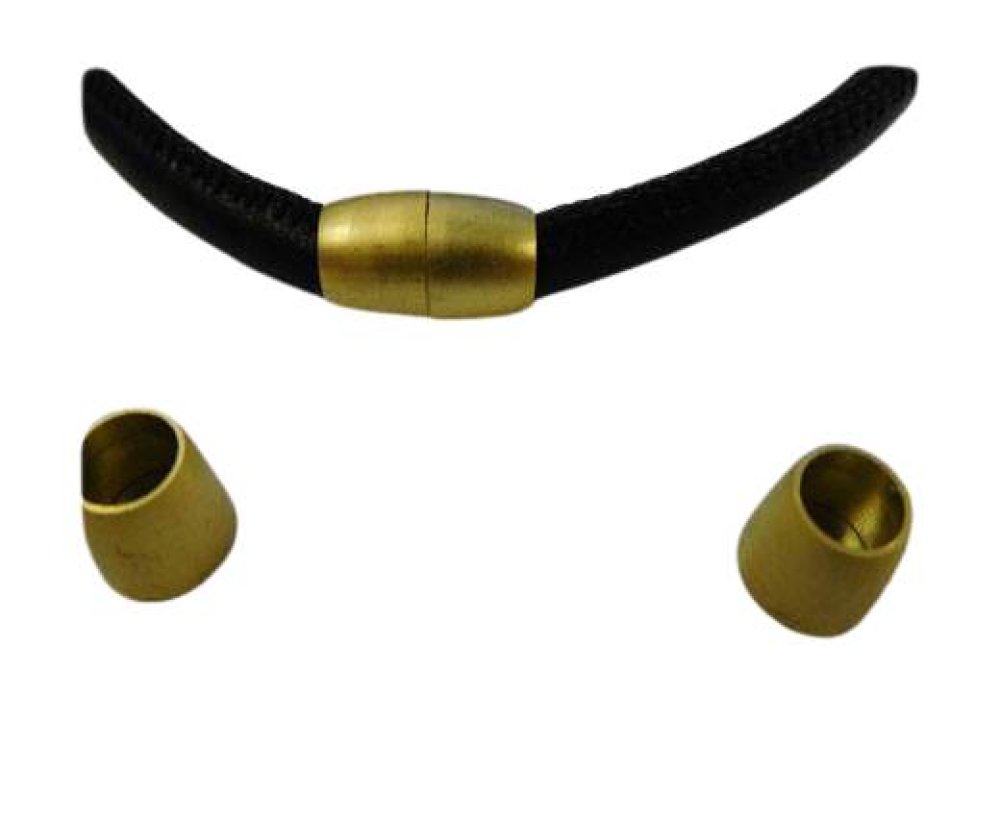 Zamak magnetic clasp: MGL 8 6mm (Gold Matt)