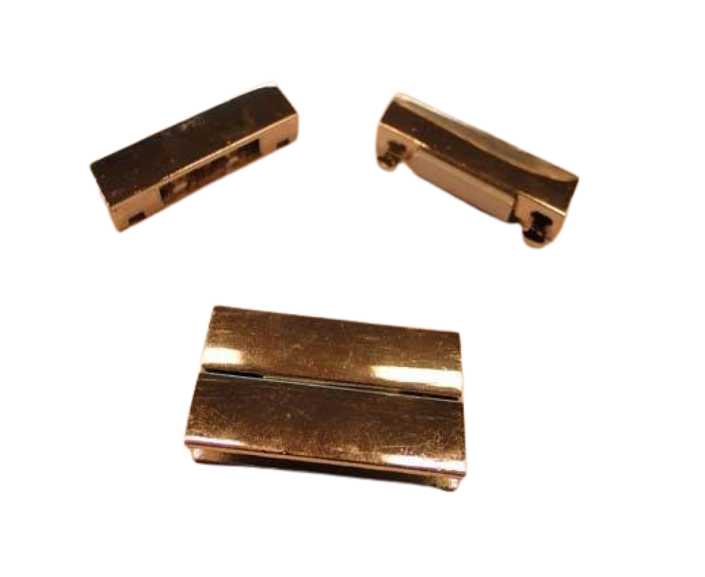 Zamak magnetic claps: MGL-153 38*4mm (steel)