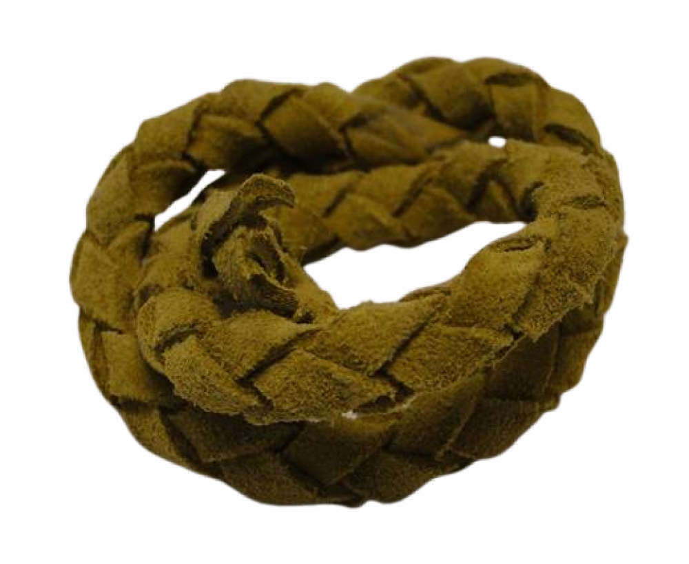 Helsinki Suede Leather Cords - 5mm - olive