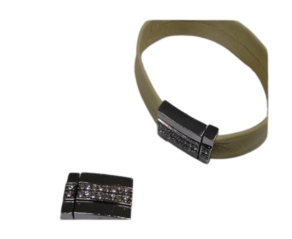 Zamak magnetic claps: MGL-234 12*4mm (steel)