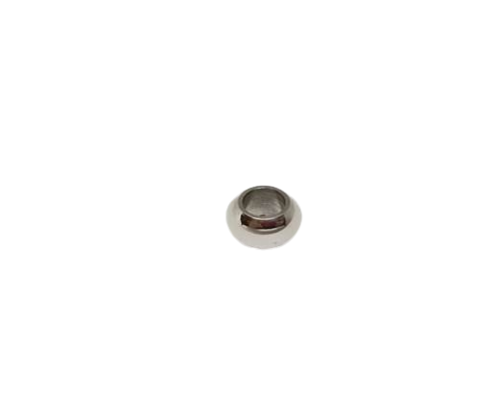 Stainless steel part for round leather: SSP-194 4mm (Steel)