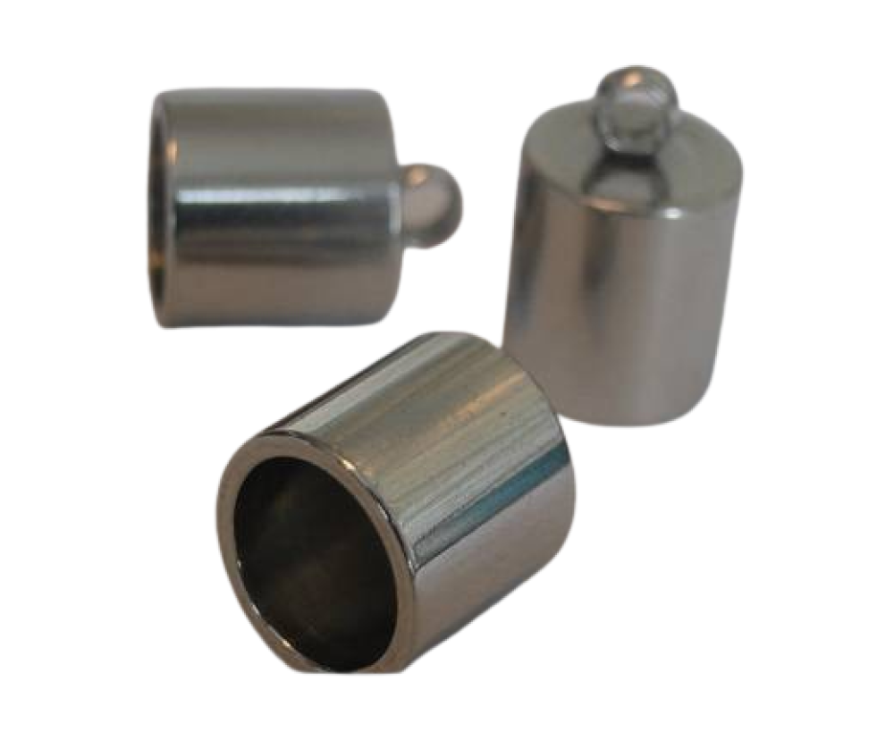 Stainless steel end cap: SSP 195 8mm (steel)