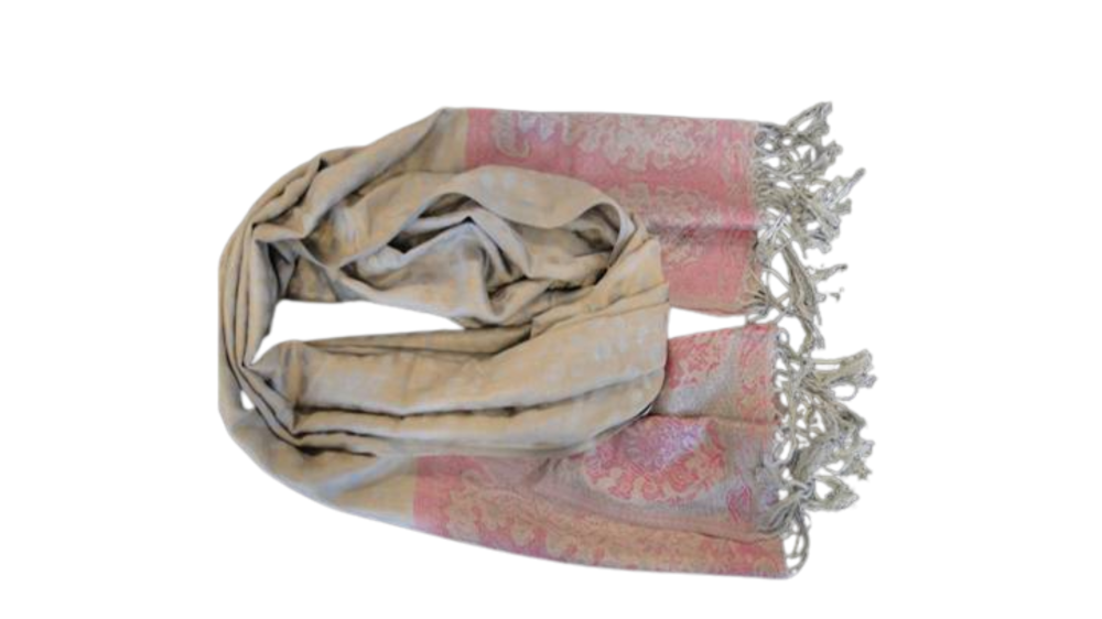 Pashmina Shawl-Style1-Beige