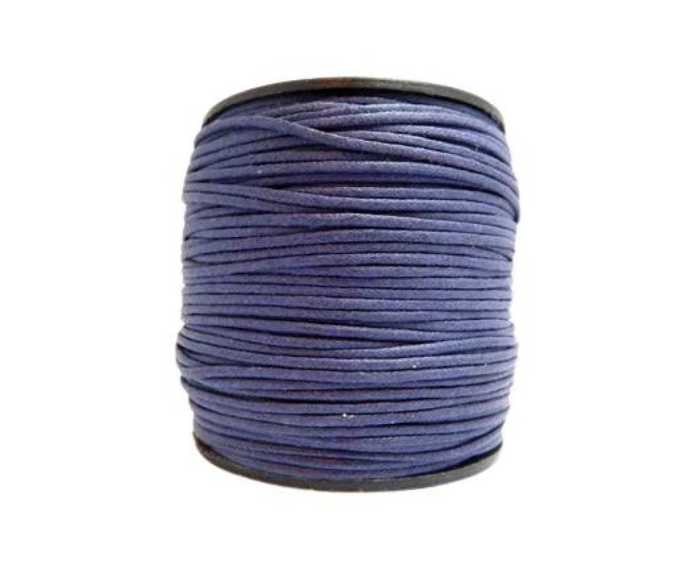 Wax Cotton Cords - 1,5mm - Dark Lavender