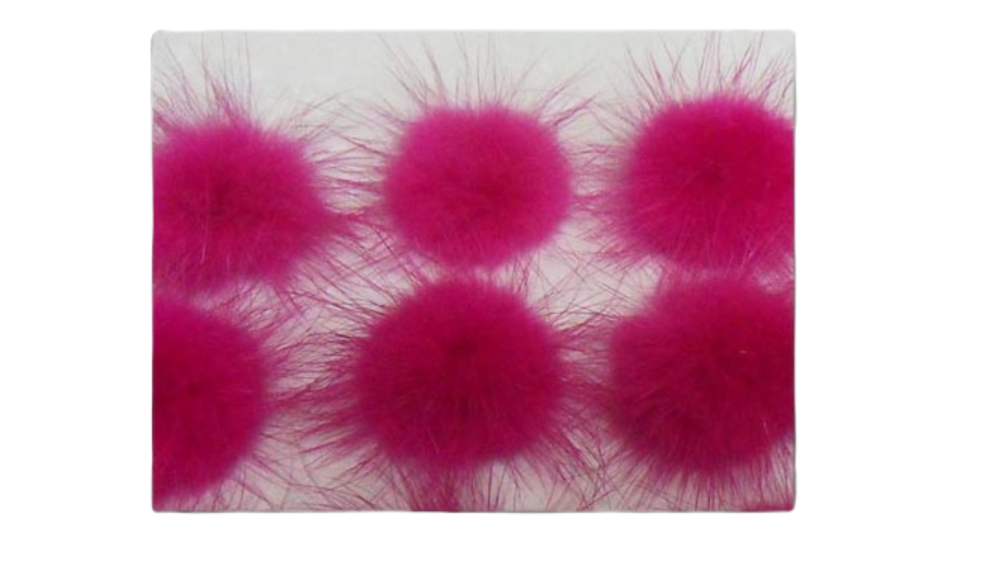 Mink Pom Pom Pink