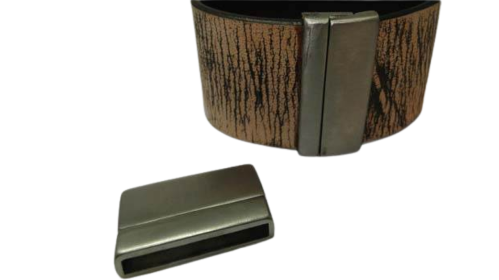 Stainless Steel Magnetic Clasp,Matt,MGST-229-30*3mm
