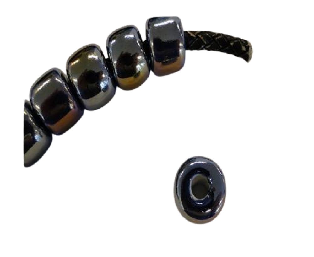 Ceramic beads - 14mm (Black AB)