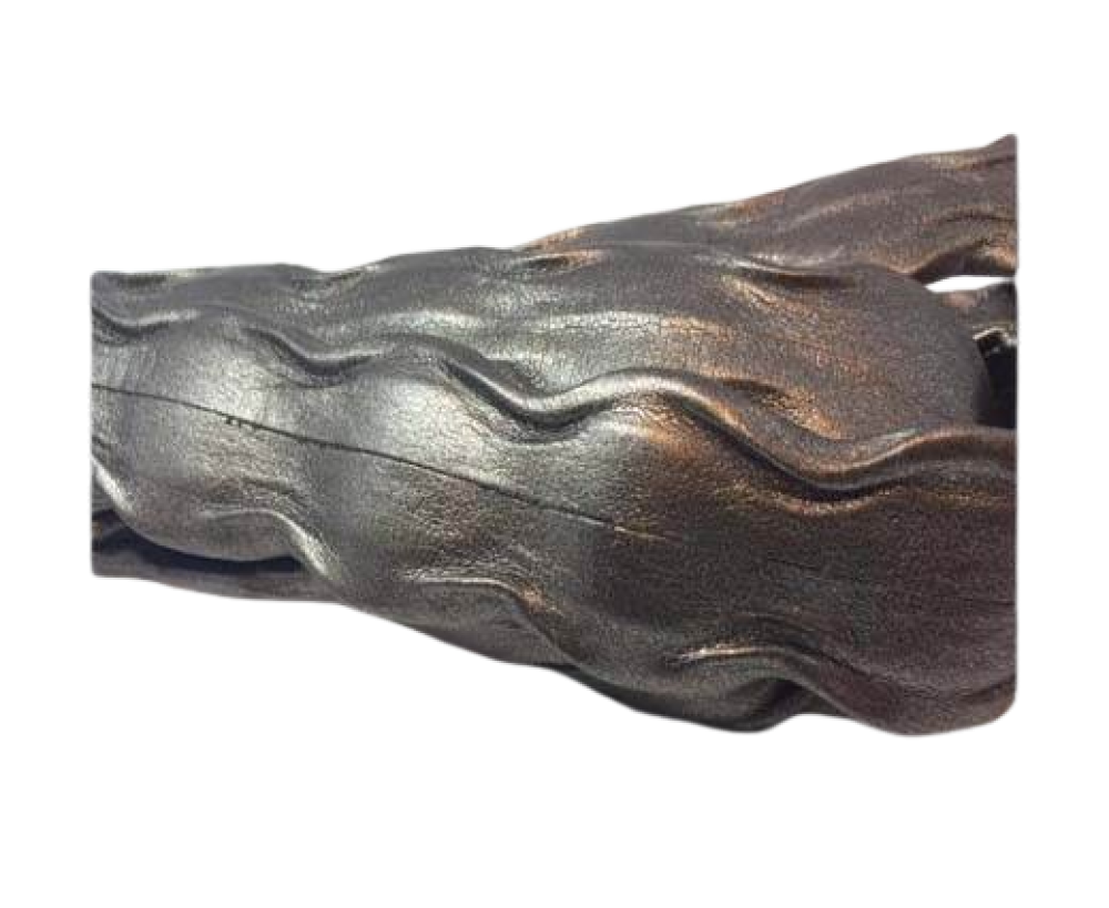 Real Nappa Leather - Wave Style - 20mm - bronze